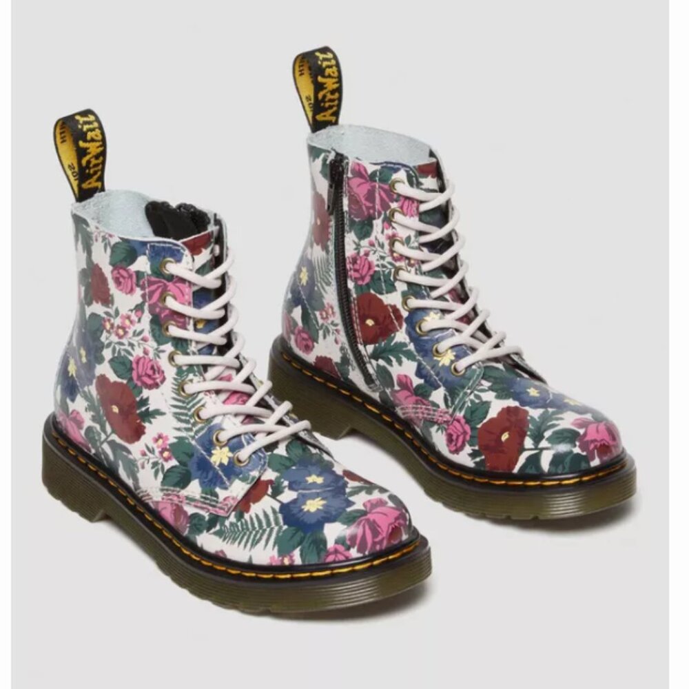 Dr. Martens 1460 "English Garden" floral boot girls 8T
